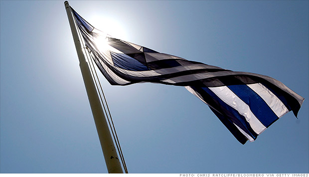 greek flag sun