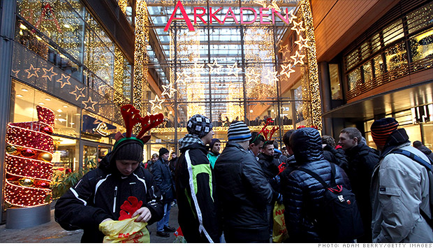 europe berlin christmas shopping