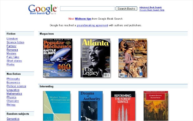 google antitrusts books