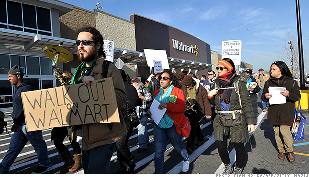 walmart black friday protests