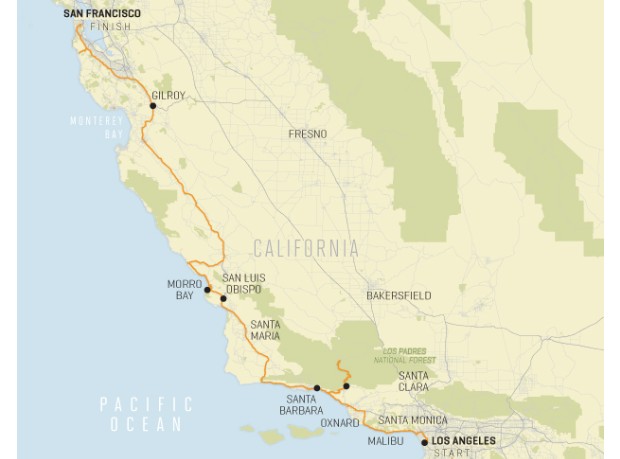 FIO04 california map route