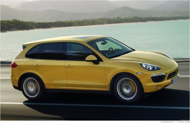 winter cars porsche cayenne