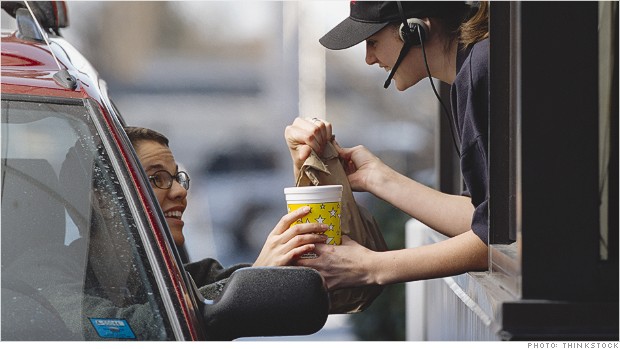 fast food worker minimum wage
