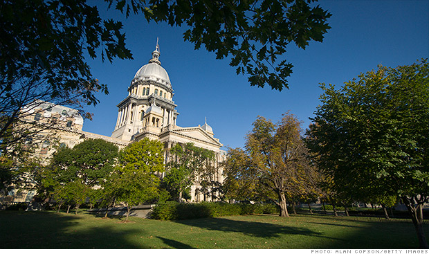 illinois state capitol building government securities fraud