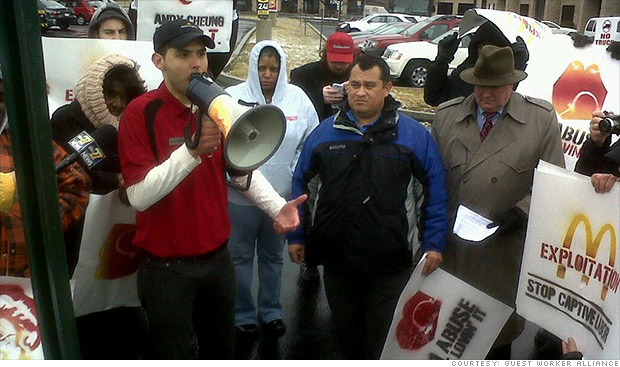 mcdonalds protest