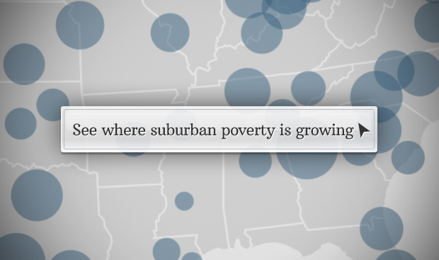 Suburban poverty soars