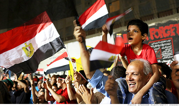 egypt crowds