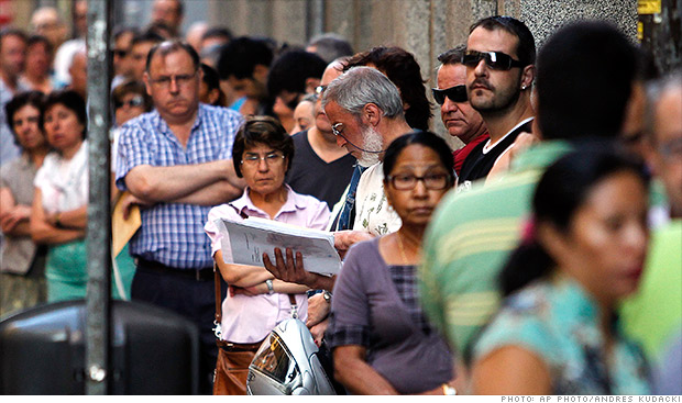 spain unemployed