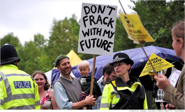 fracking protests uk