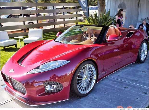 pebble beach new cars spyker b6 venator spyder