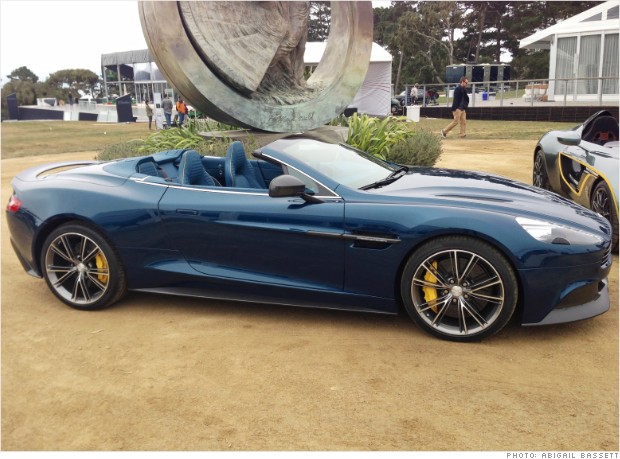 pebble beach new cars aston martin vanquish volante