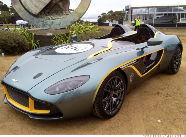 pebble beach new cars aston martin cc100 