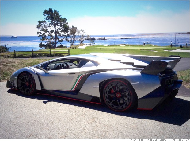 pebble beach new cars lamborghini veneno