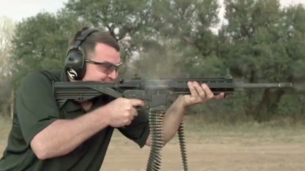 A rifle that shoots like a machine gun