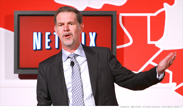 reed hastings netflix quarterly results