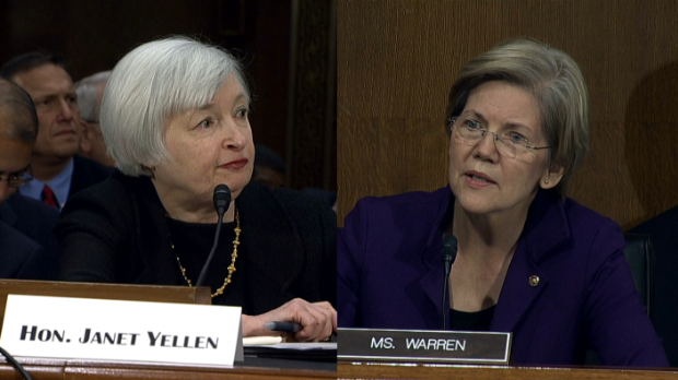 Warren to Yellen: Focus on banks