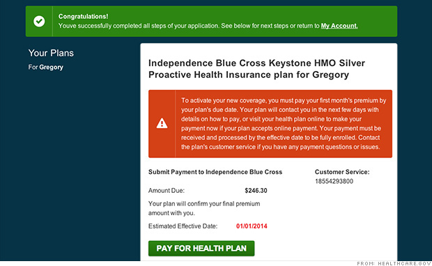 Obamacare: You're not insured until you pay