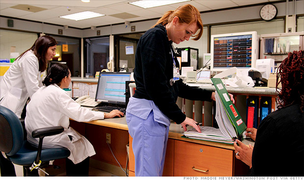 health care jobs slowing