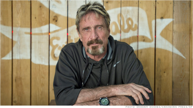 John McAfee escaped police and lost his fortun