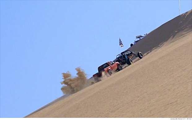 Nissan truck commercial sand dune real #4