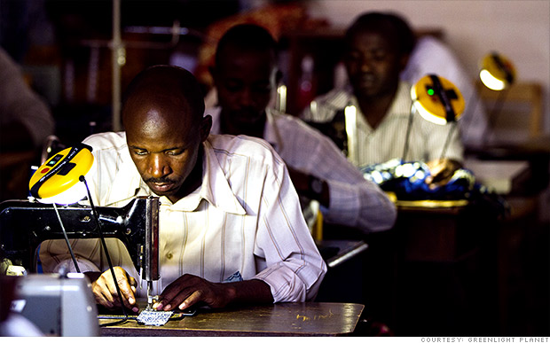 portable solar powered lamps