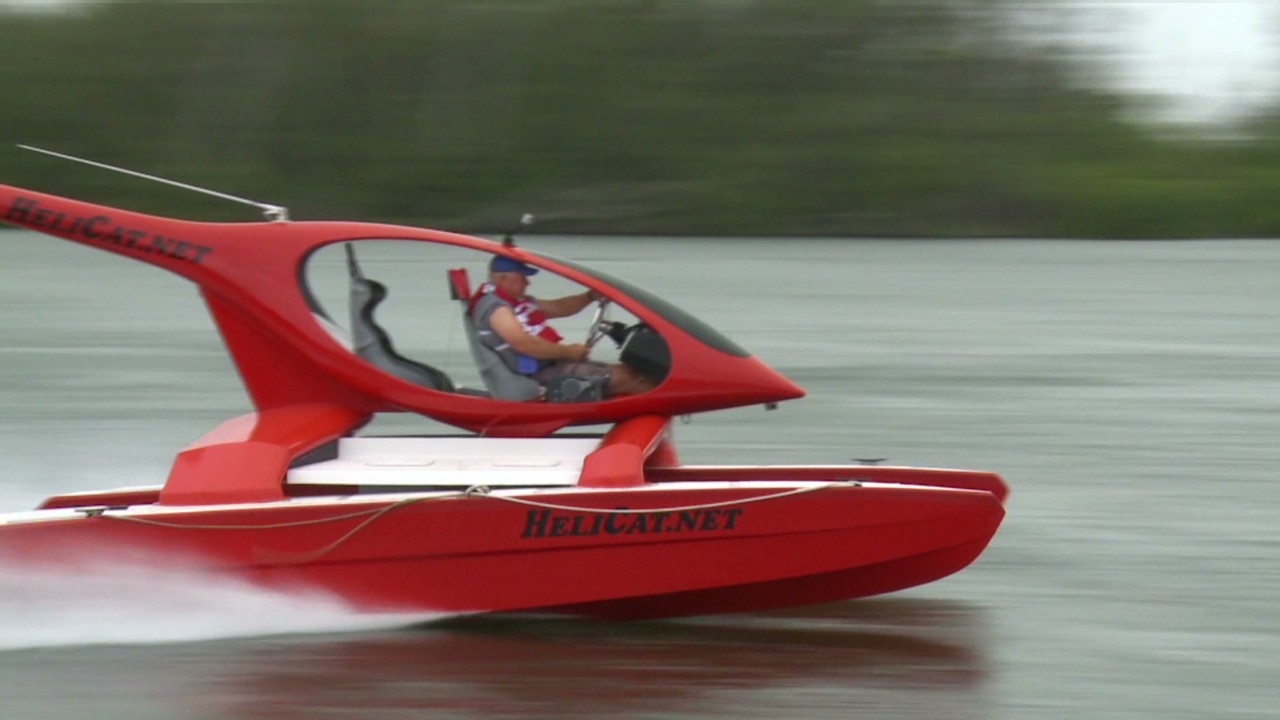 Boat Helicopter Helicat Personal 75k Looks Catamaran Designed Finance Hull ...