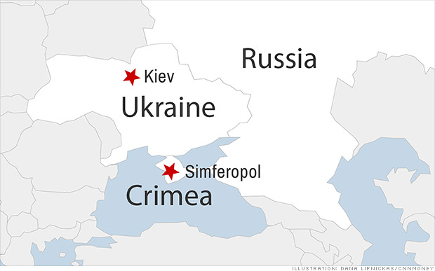 ukraine crimea map