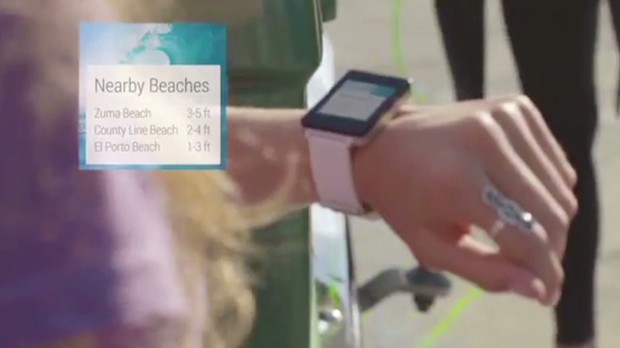 Google by talking to your wrist