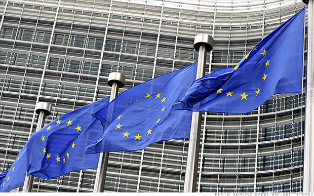 eu flags brussels