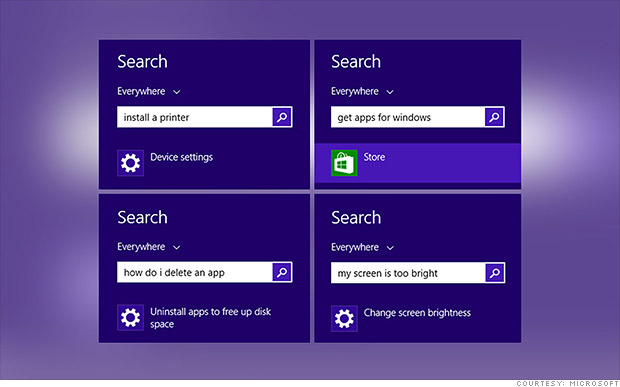 windows 8 search 