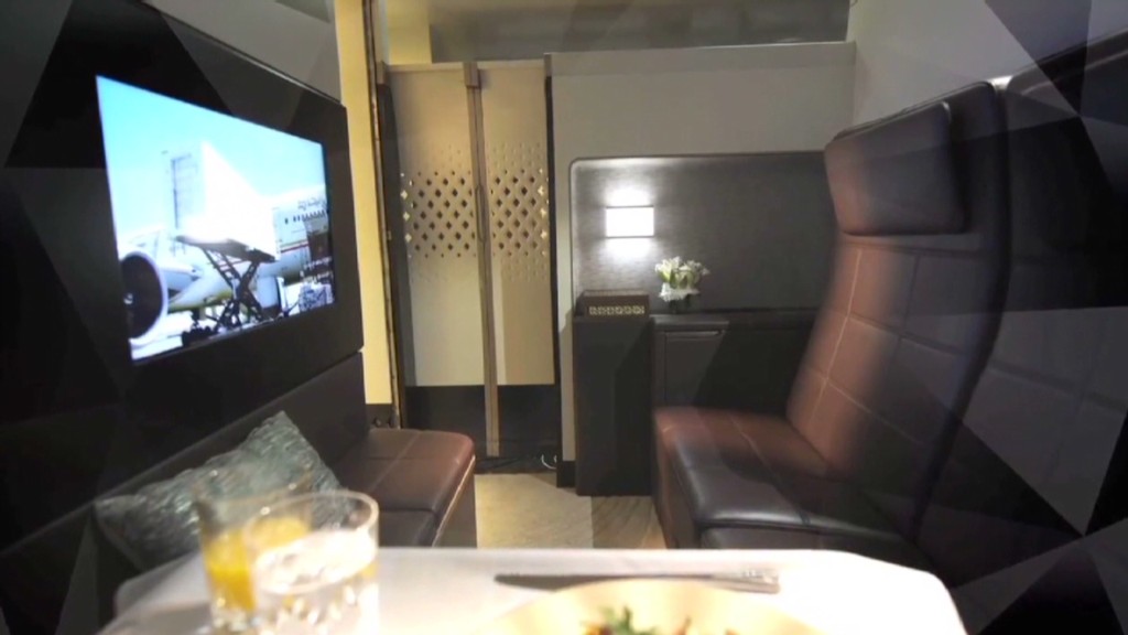 Ultimate upgrade: 3-room suite on a plane