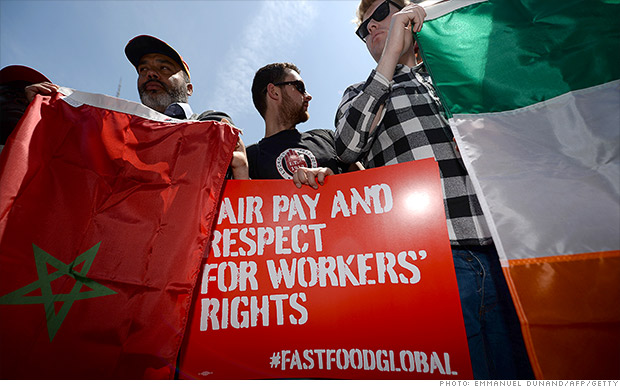 fast food worker strike 051514