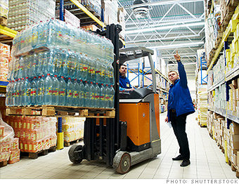 Warehouse supervisor - Stressful jobs that pay badly - CNNMoney