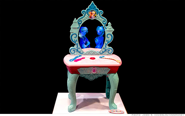 frozen toy vanity