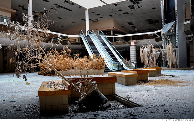 abandoned mall