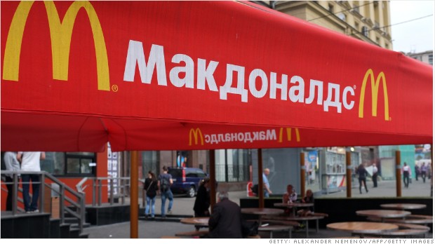 Russia shuts McDonald's flagship store