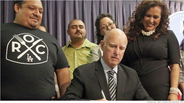 jerry brown paid sick days