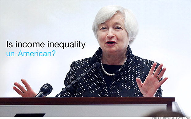 janet yellen income inequality 