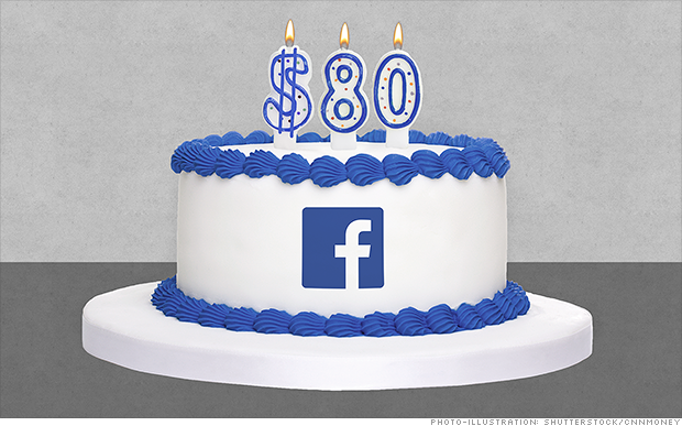 facebook cake