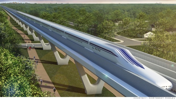 high speed train maglev