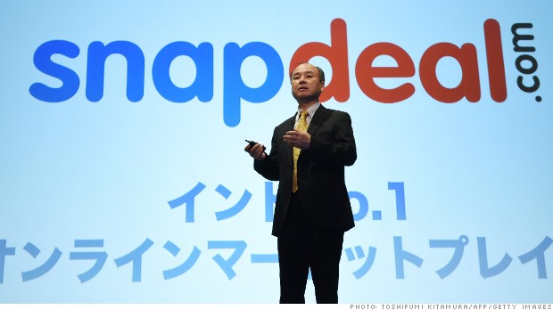 snapdeal softbank ceo
