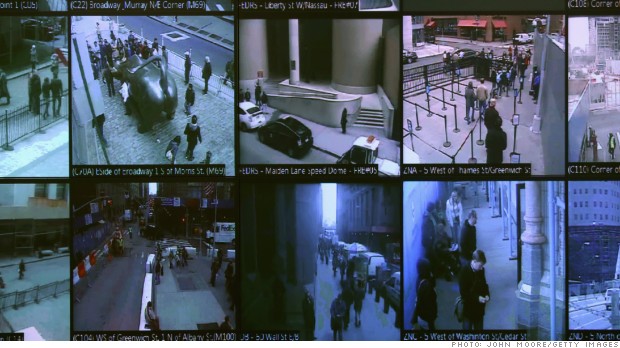 CCTV cameras screens
