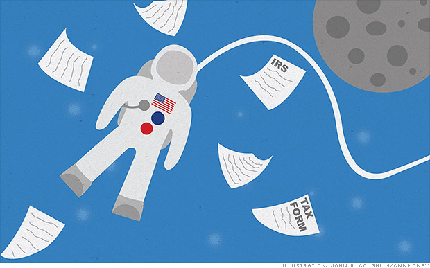 Even astronauts can't dodge the IRS
