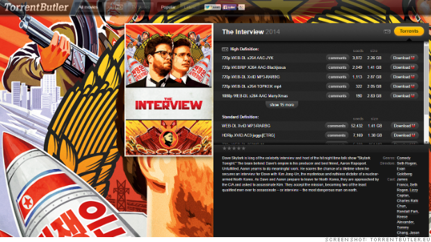 the interview illegal download
