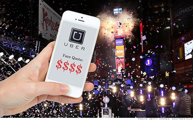 uber nye fare surge