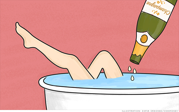 champagne tub