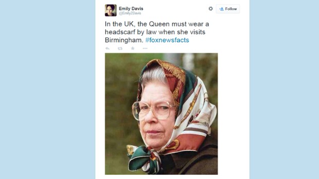 queen tweet headscarf