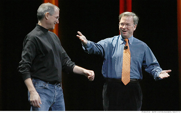 steve jobs eric schmidt 