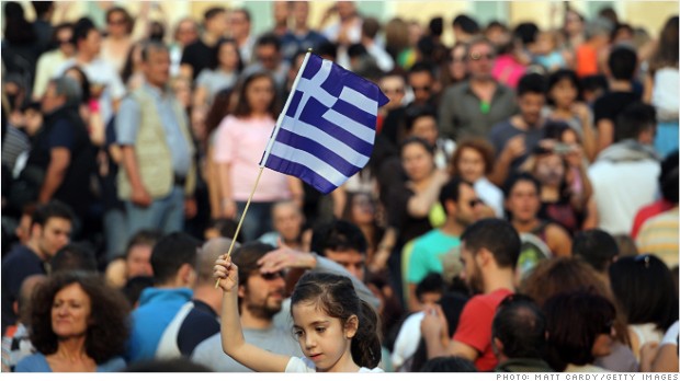 greece girl flag