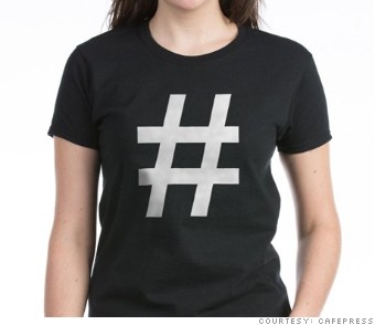hashtag tshirt